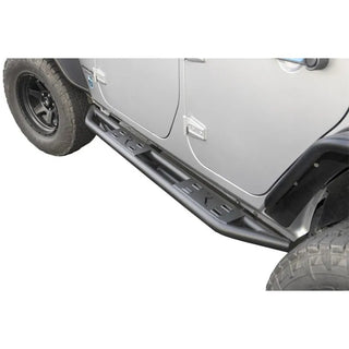 Rampage TrailCrawler Rock Slider (PAIR): Jeep Wrangler (07-18) - Black