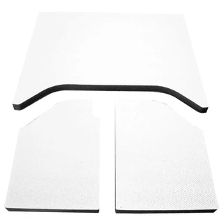 DEI Sound Deadening Boom Mat Headliner 3-Piece: Jeep Wrangler (07-18) - White