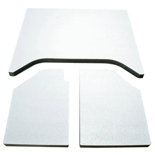 DEI Sound Deadening Boom Mat Headliner 3-Piece: Jeep Wrangler (07-18) - White