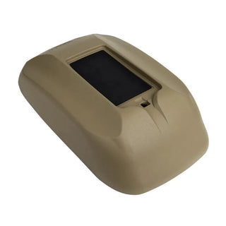 Rugged Ridge Center Console Cover w/Phone Holder (TAN): Fits Most Jeep Wrangler Models (2007-2018)