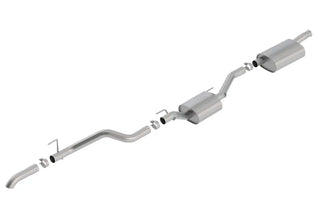Borla Touring Climber Cat-Back Exhaust (TURN DOWN): Jeep Gladiator JT 3.6L (20-26)