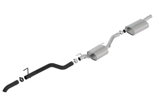 Borla Climber Touring Cat-Back Exhaust Black Tip (REAR): Jeep Gladiator JT 2020-2024 3.6L