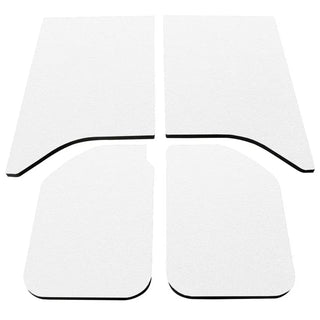 DEI Sound Deadening Boom Mat Headliner 4-Piece: Fits Most Jeep Wrangler Models (2007-2018) - White