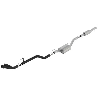 Borla ATAK Cat-Back Exhaust Black Tip (REAR): Jeep Gladiator JT 2020-2024 3.6L
