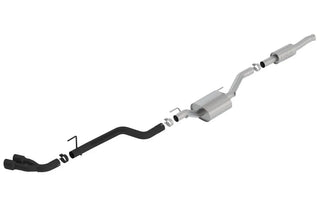 Borla ATAK Cat-Back Exhaust Black Tip (REAR): Jeep Gladiator JT 2020-2024 3.6L