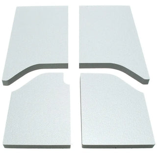 DEI Sound Deadening Boom Mat Headliner 4-Piece: Fits Most Jeep Wrangler Models (2007-2018) - White
