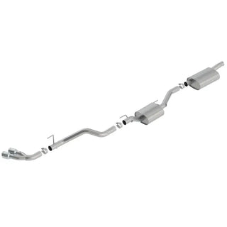 Borla Touring Cat-Back Exhaust (Dual Side Exit): Jeep Gladiator JT 3.6L (20-26)