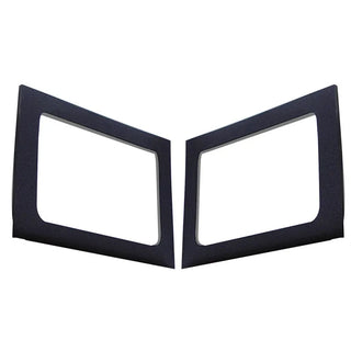 DEI Sound Deadening Rear Side Window Trim Kit (2-Piece): Jeep Wrangler (07-18) - Black