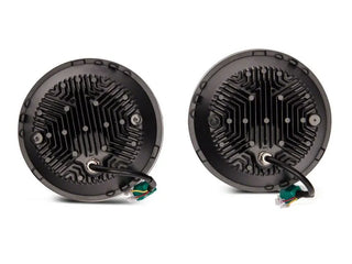 Raxiom Axial Series 7-Inch LED Headlights w/ DRL Turn Signals (F&R): Jeep Wrangler (07-18)