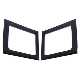 DEI Sound Deadening Rear Side Window Trim Kit (2-Piece): Jeep Wrangler (07-18) - Black