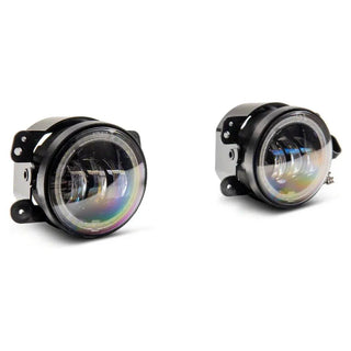 Raxiom Axial 4-In LED Devil Eyes Fog Lights w/ Halo: Jeep Wrangler (07-18)