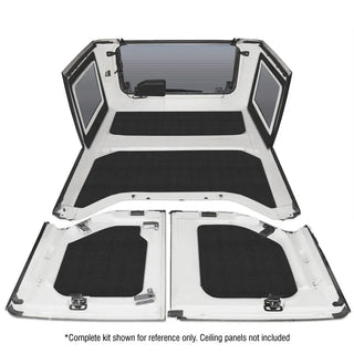 DEI Sound Deadening Rear Side Window Trim Kit (2-Piece): Jeep Wrangler (07-18) - Black