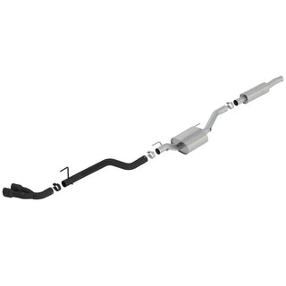 Borla Cat-Back Exhaust S-Type Black Tip (REAR): Jeep Gladiator JT 2020-2024 3.6L