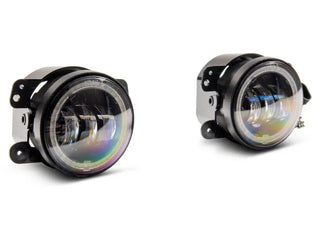 Raxiom Axial 4-In LED Devil Eyes Fog Lights w/ Halo: Jeep Wrangler (07-18)