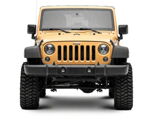 Raxiom Axial Series 4-In LED Fog Lights (FRONT): Fits Most Jeep Wrangler Models (2007-2018) - Clear