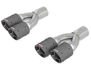 Borla Carbon Fiber Exhaust Tips (REAR): Jeep Grand Cherokee 6.2L Trackhawk (18-21)