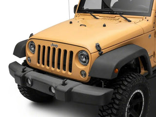 Raxiom Axial 7-In Dragon Eye LED Headlights (F&R): Jeep Wrangler (07-18)
