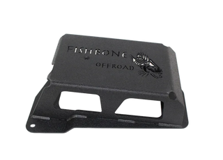 Fishbone Offroad Steel EVAP Canister Skid Plate: Jeep Wrangler (07-18) - Black