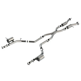 Borla S-Type Cat-Back Exhaust System (Reuses OEM Tips): Dodge Durango 6.2L Hellcat 2021 - 2025