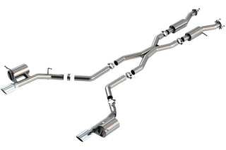 Borla S-Type Cat-Back Exhaust System (Polished Tips): Dodge Durango 6.2L Hellcat 2021 - 2025