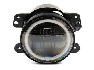 Raxiom Axial Series Halo LED Fog Lights (FRONT): Fits Most Jeep Wrangler Models (2007-2018) - Amber