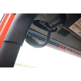 Fishbone Offroad Black Paracord Grab Handles: Jeep Wrangler (07-18)