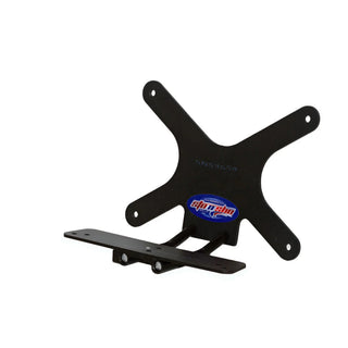 StoNSho Quick Release Front License Plate Bracket: Jeep Wrangler 4xe Plastic Bumper (2021-2024)