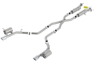 Borla S-Type Cat-Back Exhaust System (Polished Tips): Dodge Durango 6.4L 392 SRT 2018 - 2025