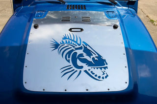 Fishbone Offroad Hood Louver: Fits Most Jeep Wrangler JK Models (2007-2018) - Black