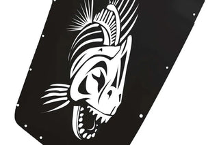 Fishbone Offroad Hood Louver: Fits Most Jeep Wrangler JK Models (2007-2018) - Black