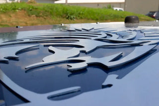 Fishbone Offroad Raw Aluminum Hood Louver: Jeep Wrangler (07-18)