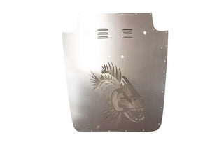 Fishbone Offroad Raw Unpainted Hood Louver: Fits Most Jeep Wrangler Models (2007-2018)