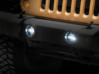 Raxiom Axial Series LED Fog Lights: Fits Most Jeep Wrangler Models (2007-2018)