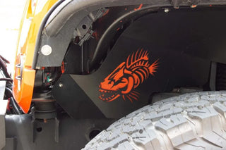 Fishbone Offroad Aluminum Inner Fender Accent Plate (F&R): Jeep Wrangler (07-18)