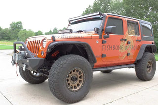 Fishbone Offroad Aluminum Inner Fender Accent Plate (F&R): Jeep Wrangler (07-18)