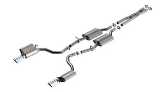 Borla ATAK Cat-Back Exhaust System (Polished Tips): Dodge Charger 3.6L V6 2019 - 2023