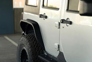 DV8 Offroad Slim Steel Fender Flares (F&R): Jeep Wrangler (07-18)