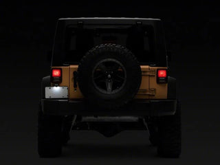 Raxiom Axial Series LED License Plate Conversion Light: Fits Most Jeep Wrangler Models (2007-2018)