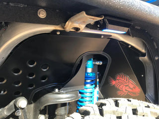 Fishbone Offroad Aluminum Front Inner Fenders (FRONT): Jeep Wrangler (07-18)