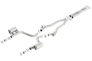 Borla ATAK  Cat-Back Exhaust System (Reuses OEM Tips): Dodge Charger 6.2L Hellcat 2015 - 2023