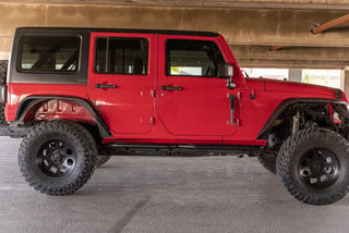 DV8 Offroad OE Plus Side Steps: Jeep Wrangler (07-18)