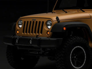 Raxiom Axial Series LED Turn Signals - Smoked: Fits Most Jeep Wrangler Models (2007-2018)