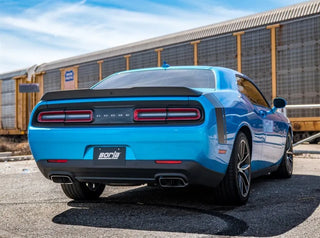 Borla S-Type Cat-Back Exhaust (REAR): Dodge Challenger 6.4L 392 (15-23) Reuses OEM Tips