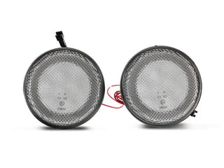 Raxiom Axial Series LED Turn Signals w/ Halo (FRONT): Fits Most Jeep Wrangler Models (2007-2018)