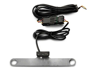 Raxiom Axial Series License Plate Bracket w/ LED Brake Light: Jeep Wrangler (07-18)