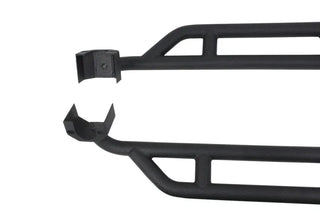 Fishbone Offroad Steel Rock Sliders (2-DOOR): Jeep Wrangler JK (07-18) - Black Textured Powdercoat