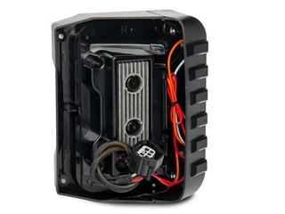 Raxiom Axial Series Trident LED Tail Lights (REAR): Jeep Wrangler (07-18) - Black Housing Clear Lens
