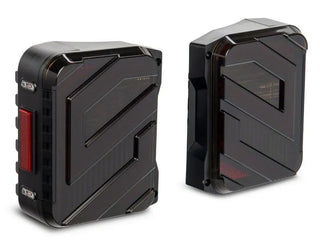 Raxiom Axial Series Trident LED Tail Lights (REAR): Jeep Wrangler (07-18) - Black Housing Smoked Lens