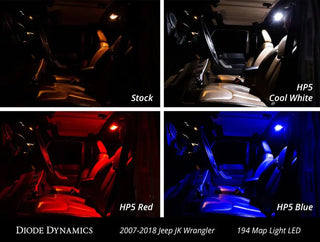 Diode Dynamics Stage 1 Red Interior LED Kit: Jeep Wrangler (07-18)