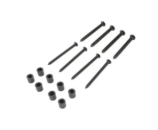 Fishbone Offroad Aluminum Tail Light Covers (REAR): Jeep Wrangler (07-18) - Black Textured